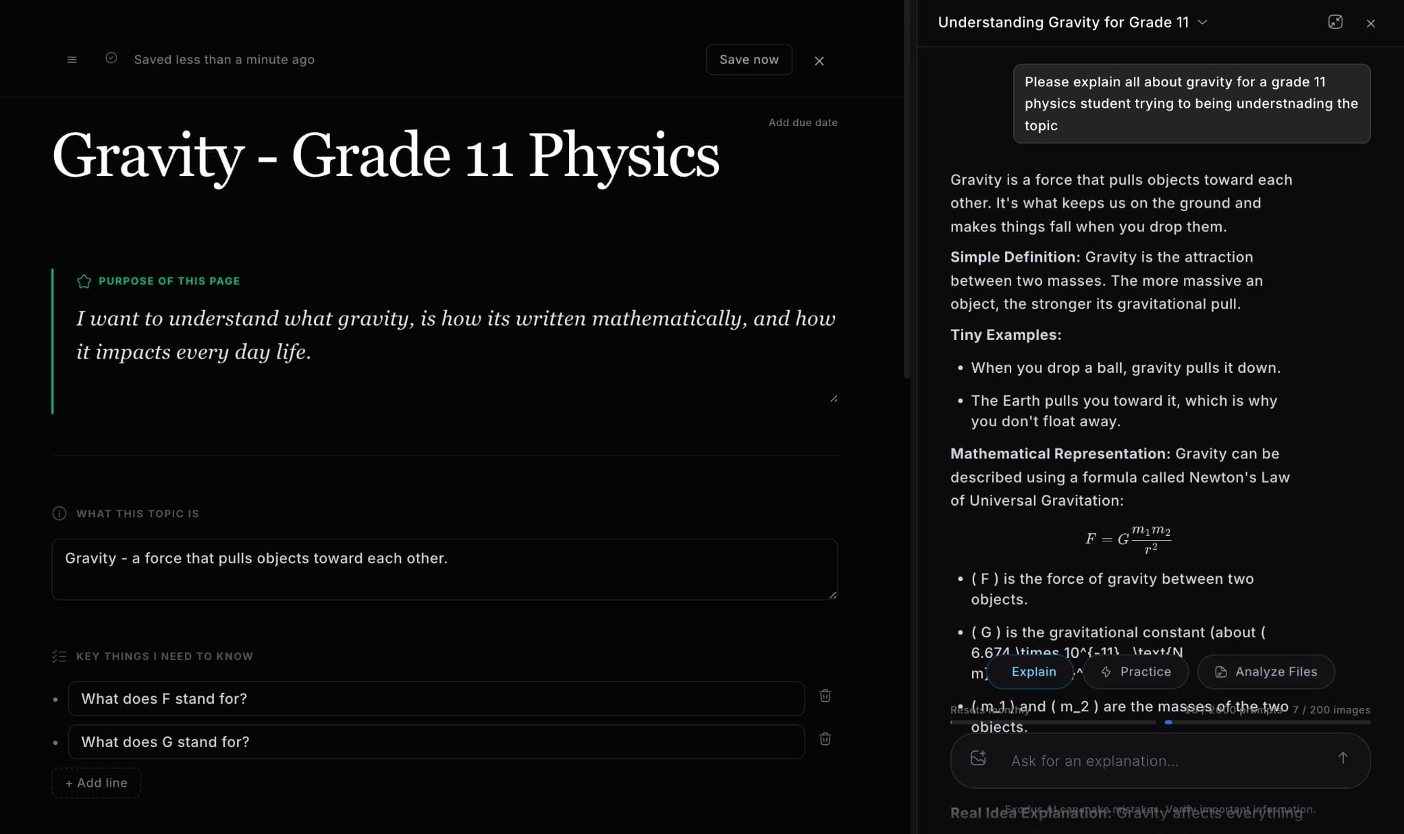 ExodusLearn chat and practice preview